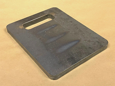 [SR] 20Lb Ruck Plate Workout Weight Weld Steel 9'' X 11.5'' X 3/4'' (Made in USA)