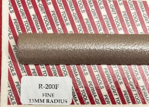 NEW Perma Grit Hand File 13mm Radius 231 x 22 x 7mm External Curve Fine R200F - Picture 2 of 5