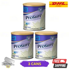 3 X Abbott Pro Sure Vanilla Milk High Protein, Prebiotic & EPA 380g