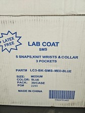 Keystone Safety Lab Coat Medium Blue 30 Coats