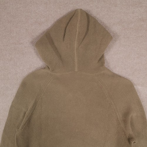 Maglione donna Lauren Ralph Lauren LRL grande con cappuccio maglia waffle verde pullover - Foto 21 di 21