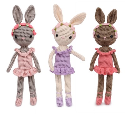 crochet ballerina bunny