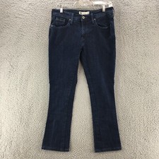 Levi Strauss Co 515 Bootcut Jeans Womens 29x34 Blue Dark Wash 5 Pockets Button