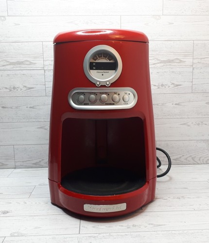 KitchenAid 10-Cup Programmable Coffee Maker KCM511ER-1 Red Base Unit Only Tested