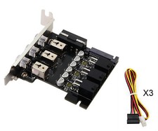 3 Channel Hard Disk Control System HDD SSD Power Switch with Low Profile Bracket