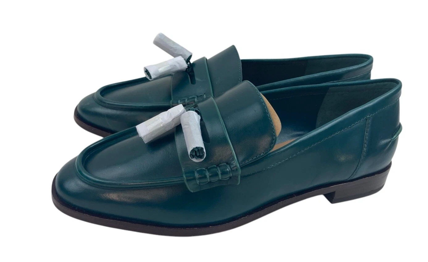 Vince Camuto Chiamry Loafer Womens Size 8M Green Classic Academia Slip On Shoe