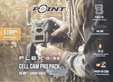 Spypoint Flex G-36 Cellular Camera Pro Pack Bundle