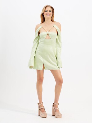 BNWT ALICE MCCALL LIME CREAM NIGHT SKY MINI DRESS - SIZE 6 AU/2 US (RRP  $450) | eBay UK