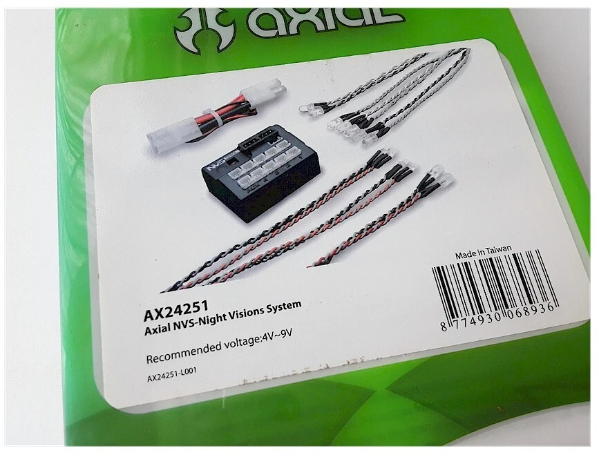 RC Axial Night Vision System LED Light Set AX24251 Electric Car Truck Option NIB - Image 2 of 2