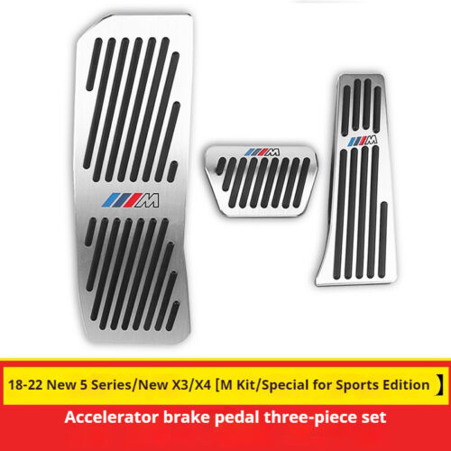 Pedal de freno acelerador antideslizante apto para BMW M nuevo serie 5 3 7 X3X5X6X7 3 piezas - Imagen 11 de 17