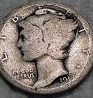 1917 D Mercury Dime - G - 90% Silver - 11276