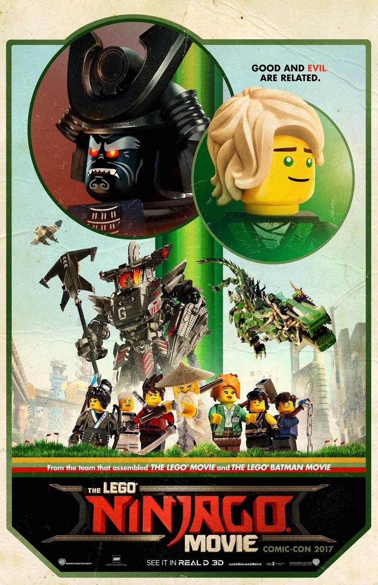 The Lego Ninjago Movie poster (k) : 11 x 17 inches - Lego poster