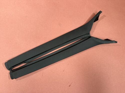 BMW E28 535I M5 Front Windshield A-Pillar Column Cover Black Pair OEM 173K Miles