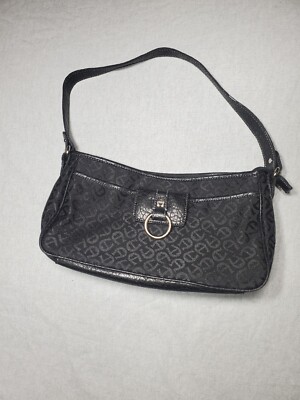 Vintage Etienne Aigner Black Handbag Purse Tote with  display picture 3