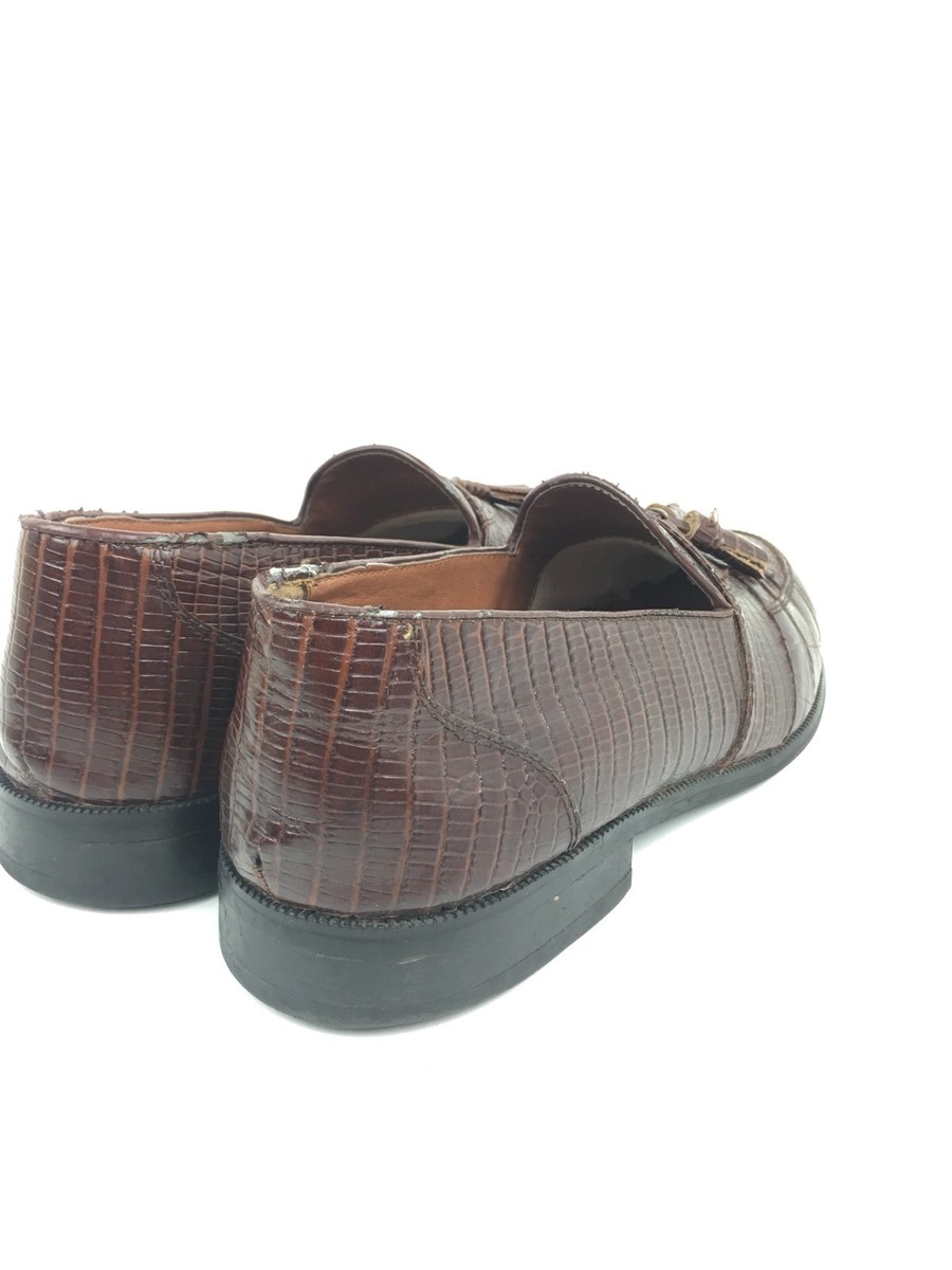 Stacy Adams Men\'s Genuine Snakeskin Leather Penny Loafer Shoes 10M (No Insoles) Stacy Adams | Shoes | Stacy Adams Genuine Leather Genuine  main image 4