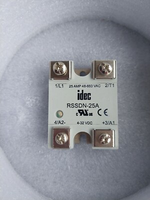 IDEC Corporation RSSDN-25A Relay SSR 32V DC-IN 25A 660V AC-OUT 4-Pin