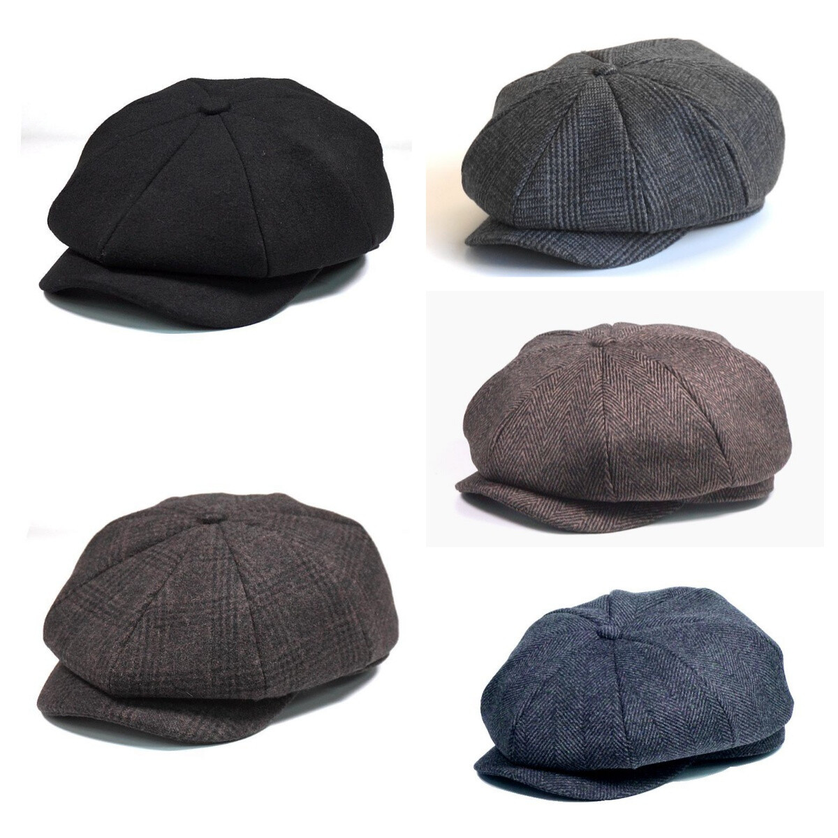 Cotton Newsboy Cap with Adjustable Drawstring Cabbie Hat for Fall Spring Womens Pink Cotton Newsboy Cap | Bakerboy Cabbie Gatsby  main image 2