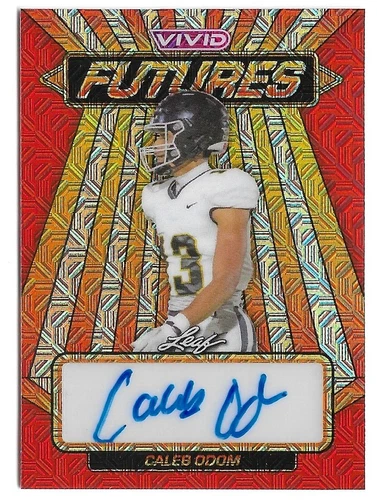 2024 Leaf Vivid Caleb Odom #VF-CO1