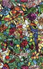 d-c-fix 346-0647 -2PKA Self-Adhesive Privacy Glass Window Film, Tulia