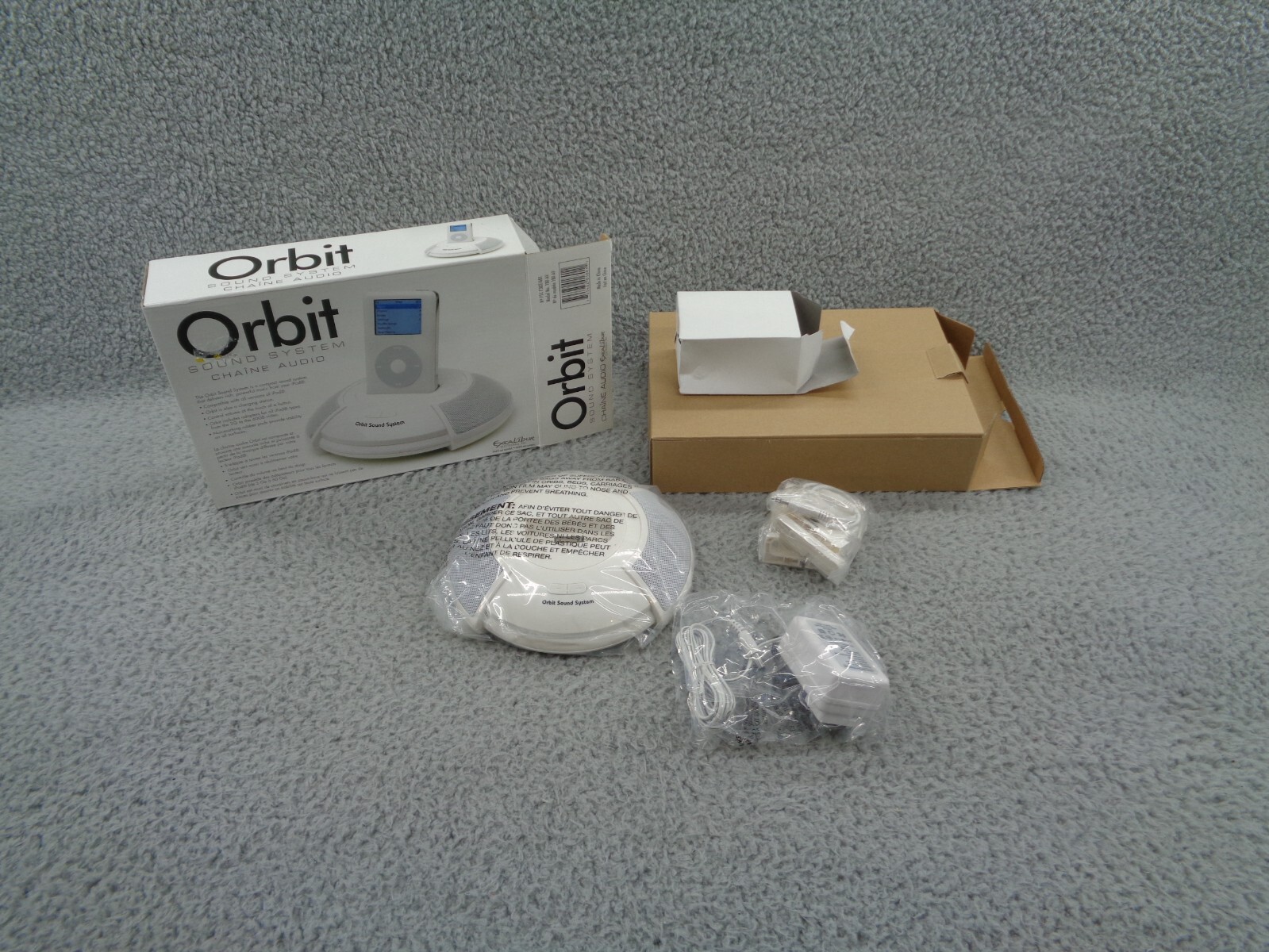 Sound Master Orbit Ipod Speakers Digital Music System Excalibur Electronics 180