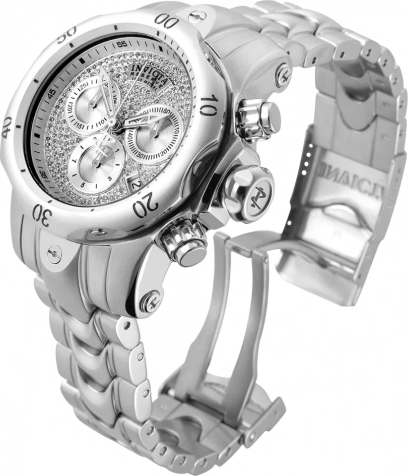 Orologio Da Donna Invicta 21602 Reserve Venom Quartz Cronografo 0.73ctw Diamante - Immagine 2 di 4