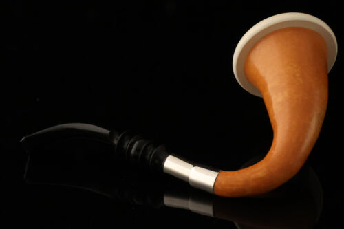 srv Premium - Pipa de espuma de mar calabaza natural con estuche 15365 - Imagen 3 de 10