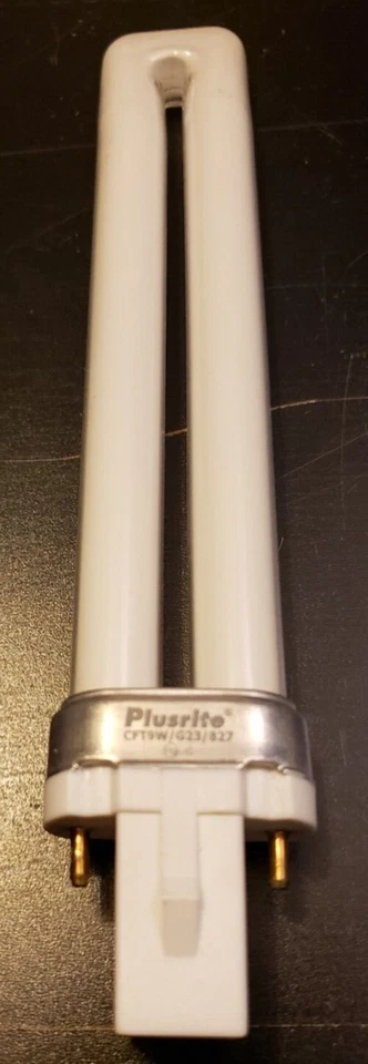 (批量27)9瓦荧光灯灯泡PL9W/1U/2P/827 Plusrite 4006全新带盒 — 第 2/4 张图片