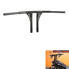 1-1/4" T-Bar 12'' Riser Handlebar Fit For Harley Dyna Softail FLSTC FXST FLSS