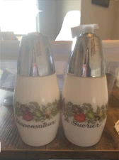 Vintage Gemco Spice Of Life Dispensateur Sugar Cheese Dispenser Corning Ware 