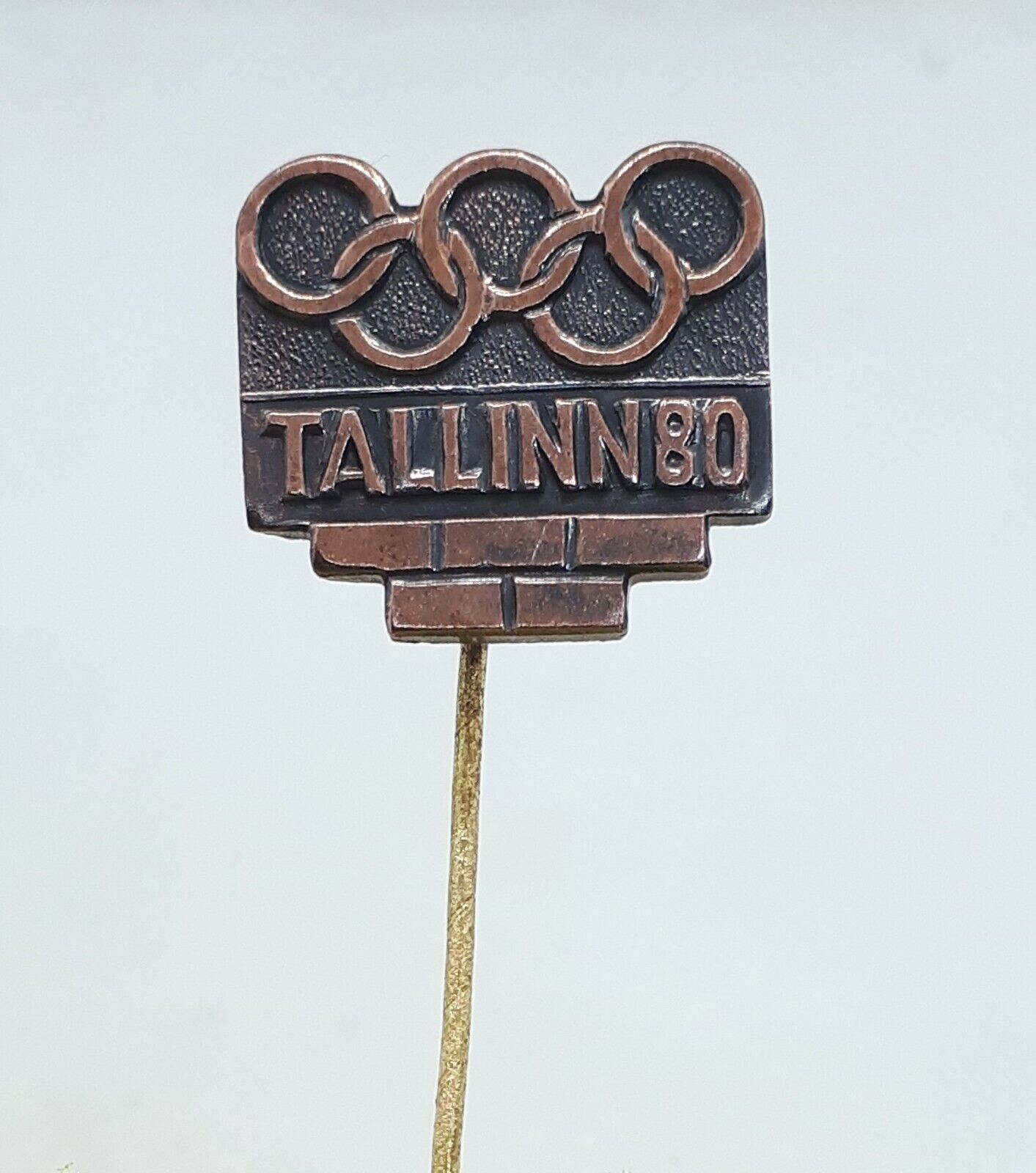 OLYMPIC GAMES 1980. Moscow - Tallinn Estonia, vintage pin, badge, lapel !