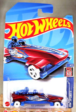 2023 Hot Wheels #113 HW Sport 4/5 ICE SHREDDER Drk Red/Blue w/White Wheels MW Sp