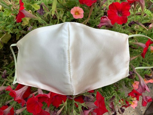 Silk Face Mask Beautiful, Pretty, Fashion, Gift, Satin, Luxury, Wedding Mask - Picture 46 of 47