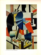 1976 Vintage FERNAND LEGER "WOMAN WITH A MIRROR" LOVELY COLOR offset Lithograph