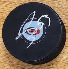 AUTOGRAPHED JACKSON BLAKE  Carolina Hurricanes  Hockey Puck w/COA