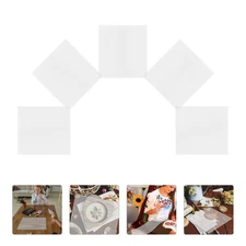  10 Pcs Plastic Canvas Patterns Mesh Sheets Yarn Crafting Projects Knit