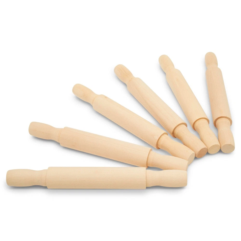 Small Wooden Rolling Pin, 7 inches for Home Décor & Crafts | Woodpeckers