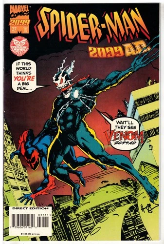SPIDER-MAN 2099 #37 (1994)- AMAZING FANTASY 15 HOMAGE- VENOM- MARVEL- VF+