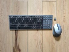 Dell KB7120Wc Wireless Slim Keyboard w/ Mouse MS5320Wc Dongle, Tested/Working