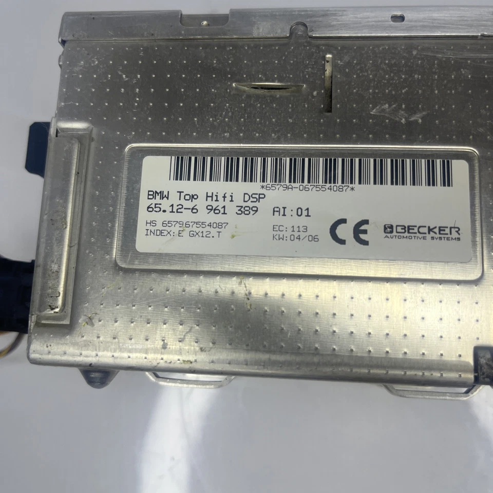 2002-2008 BMW 7-Series E65/E66 Logic7 Top-HiFi DSP Amplifier 65126961389 Becker - Bild 2 von 4