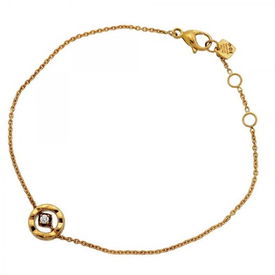 Chanel Coco Crush Bracelet, Beige Gold, 1PD (18K Pink Gold), Diamo... GZl1i4mx