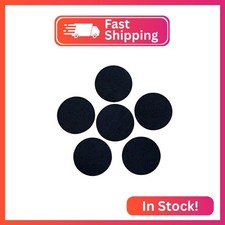 Black Adhesive Felt Circles: Variety of Sizes: 2 , 3 , 4 or 5" Wide; Die Cut Fe