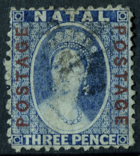 Natal 1872 3d SG 61 Used cat £18