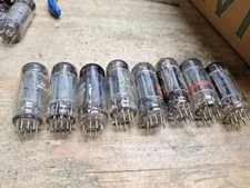 (8) Tested Mixed Brands 8FQ7/8CG7 Tubes Twin Triode Radio Amplifier