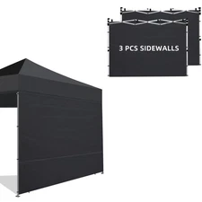 Canopy Tent Sidewalls for 10×10 Pop Up Canopy, 3 Pack Instant Canop... Fast