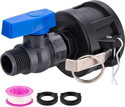 IBC Tote Adapter,2.Cam Lock for 275_330 Gallon IBC Tote Tank/IBC Tote to Gard*.*