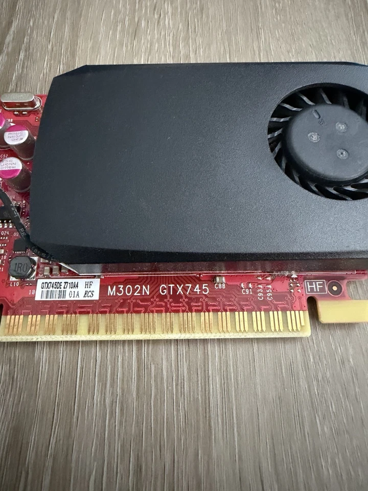 Tarjeta de gráficos de video NVIDIA GeForce GTX 745 4 GB PCIe M302N GTX745DE Foto 4 de 4