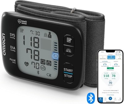 OMRON RS7 , digitales Handgelenk-Blutdruckmessgerät. GEBRAUCHT