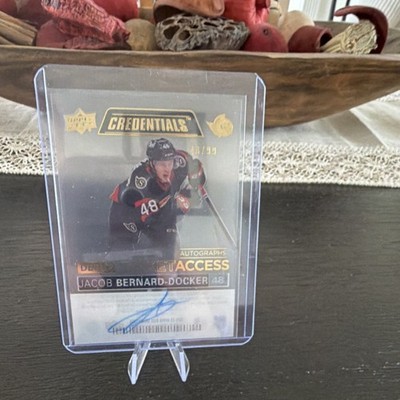 Upper Deck Credentials Jacob Bernard-Docker #DTA-JB /99 Auto Senators NHL