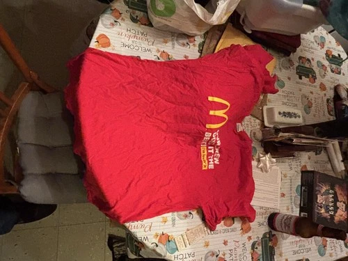 McDonald's Crew Employee Our Crew Does It Best T Shirt Medium