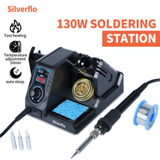 130W Soldering iron station Kit Temperature Adjustable Welding Rework SMD Repair